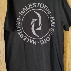 Next Level Apparel Black and Gray Halestorm Tee